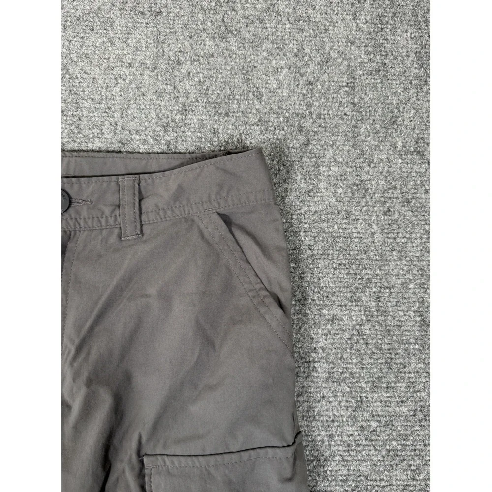 REI Co-op Boys Convertible Cargo Hiking Pants Stretch Outdoor Gray Medium Nylon